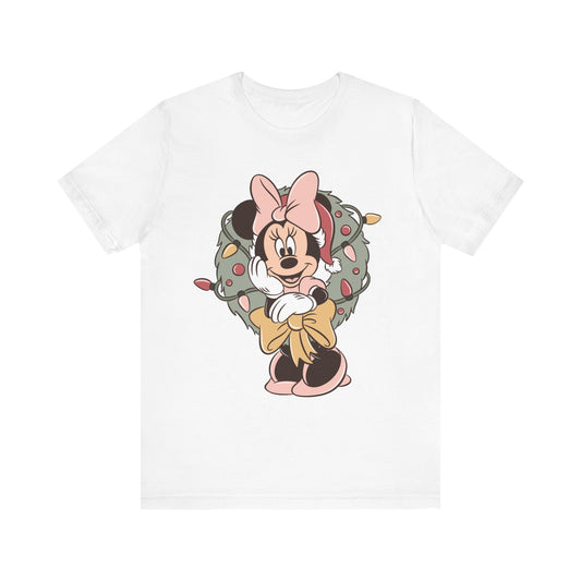 Festive Minnie T-Shirt | Adult Bella+Canvas Unisex