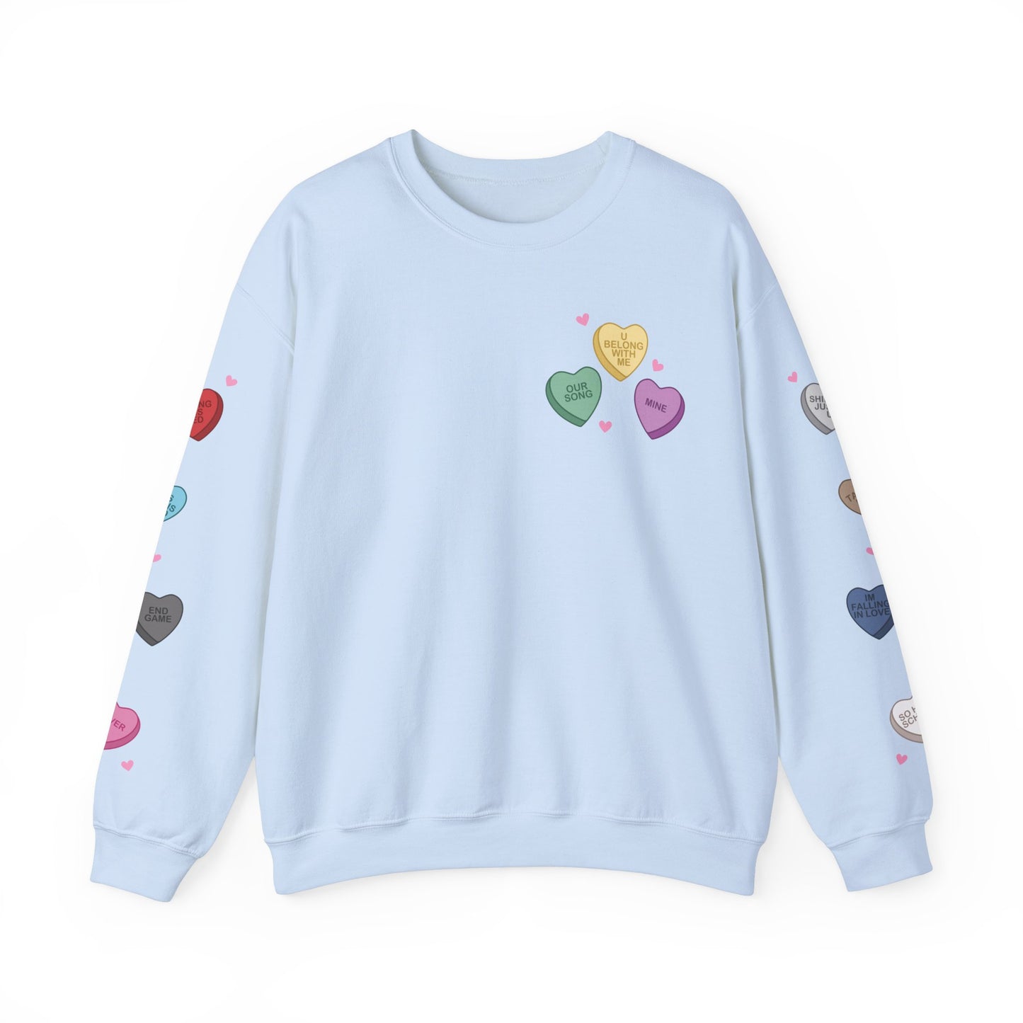 Valentine’s Tay Sweatshirt (Sleeve Detail) | Adult Gildan Unisex