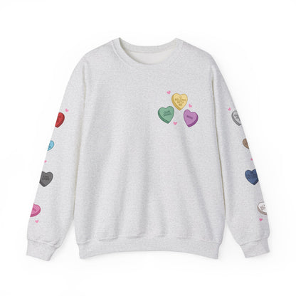 Valentine’s Tay Sweatshirt (Sleeve Detail) | Adult Gildan Unisex