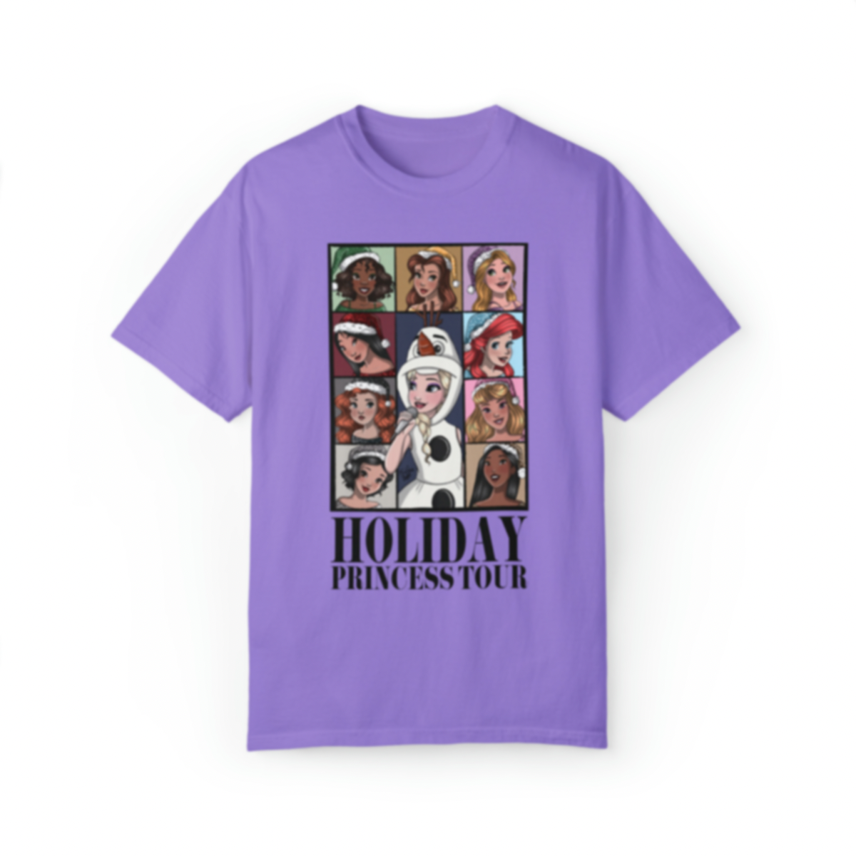 Holiday Princess Tour T-Shirt | Adult Comfort Colors Unisex