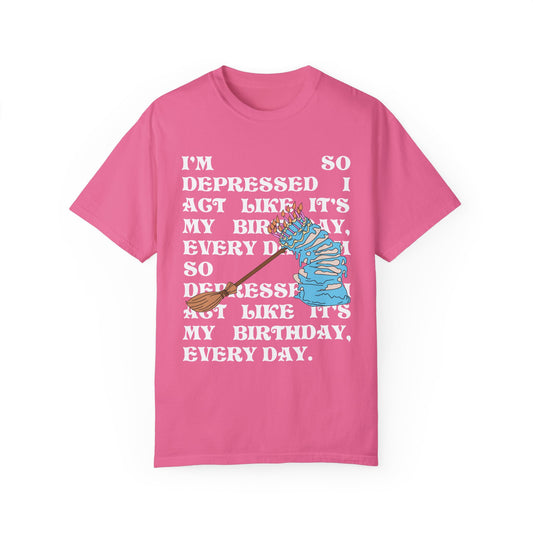 Sleeping Princess Birthday T-Shirt | Adult Comfort Colors Unisex
