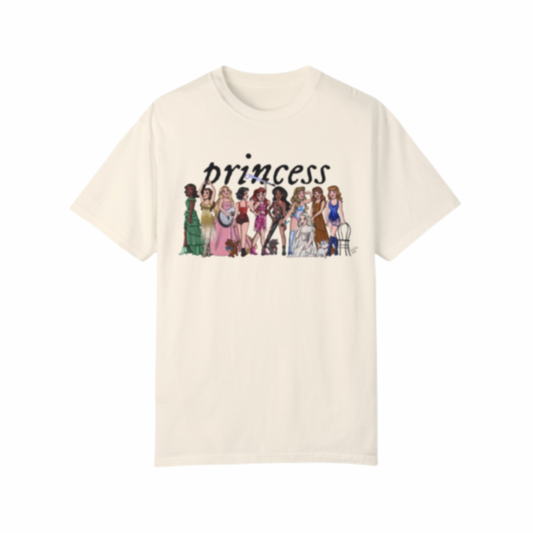 Princess Eras Lineup T-Shirt* | Adult Comfort Colors Unisex