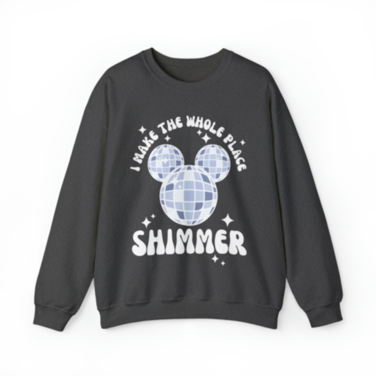 Shimmer Disco Mouse Sweatshirt | Adult Gildan Unisex