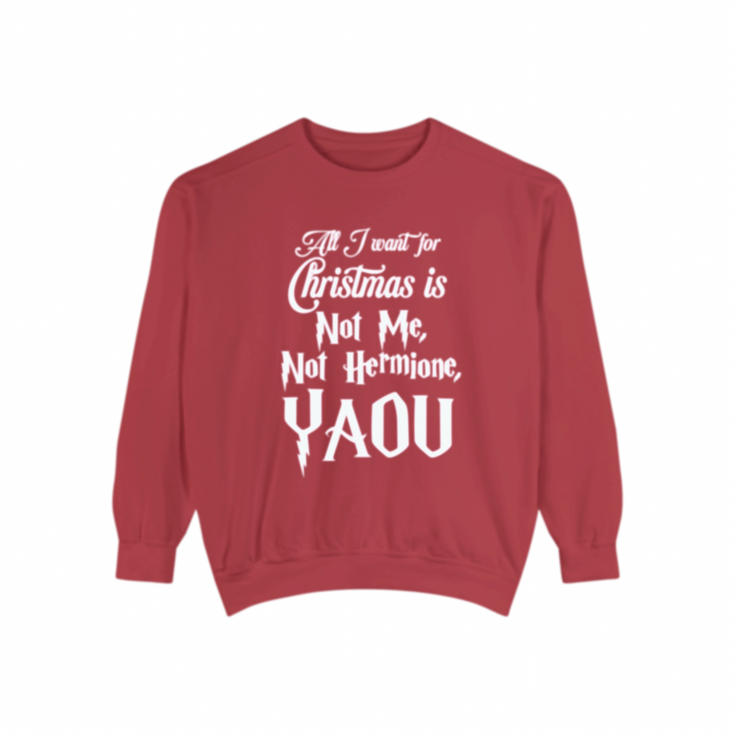 All I Want for Christmas HP Sweatshirt | Adult Comfort Colors Unisex