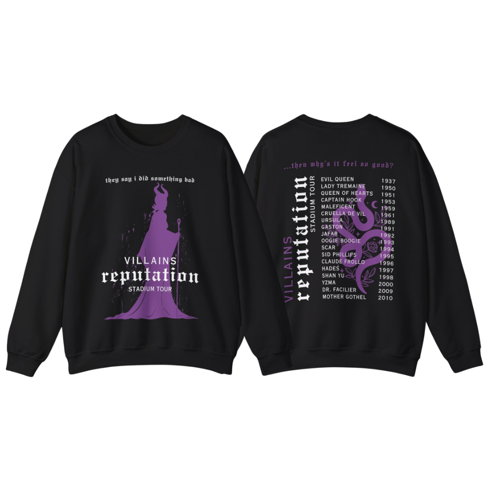 Villains Reputation Tour Sweatshirt | Adult Gildan Unisex