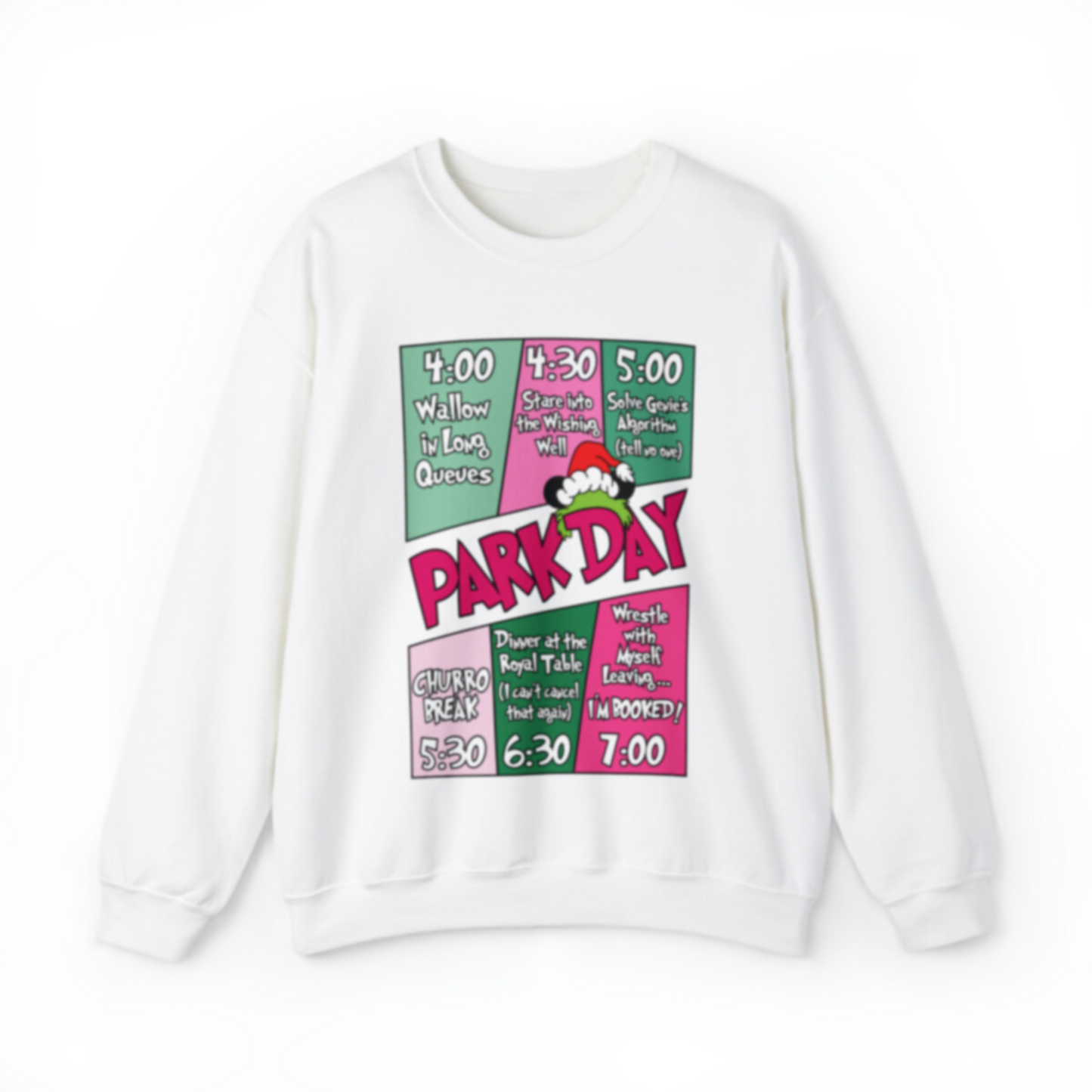 Park Day Sweatshirt | Pink Christmas Edition | Adult Gildan Unisex