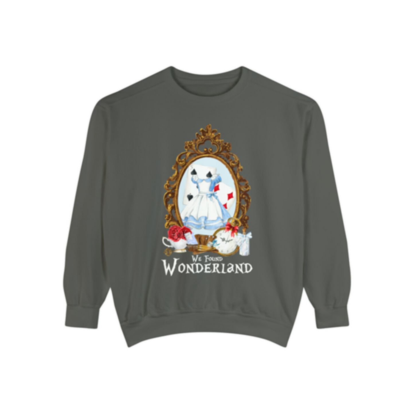 We Found Wonderland Sweatshirt | Adult Comfort Colors Unisex