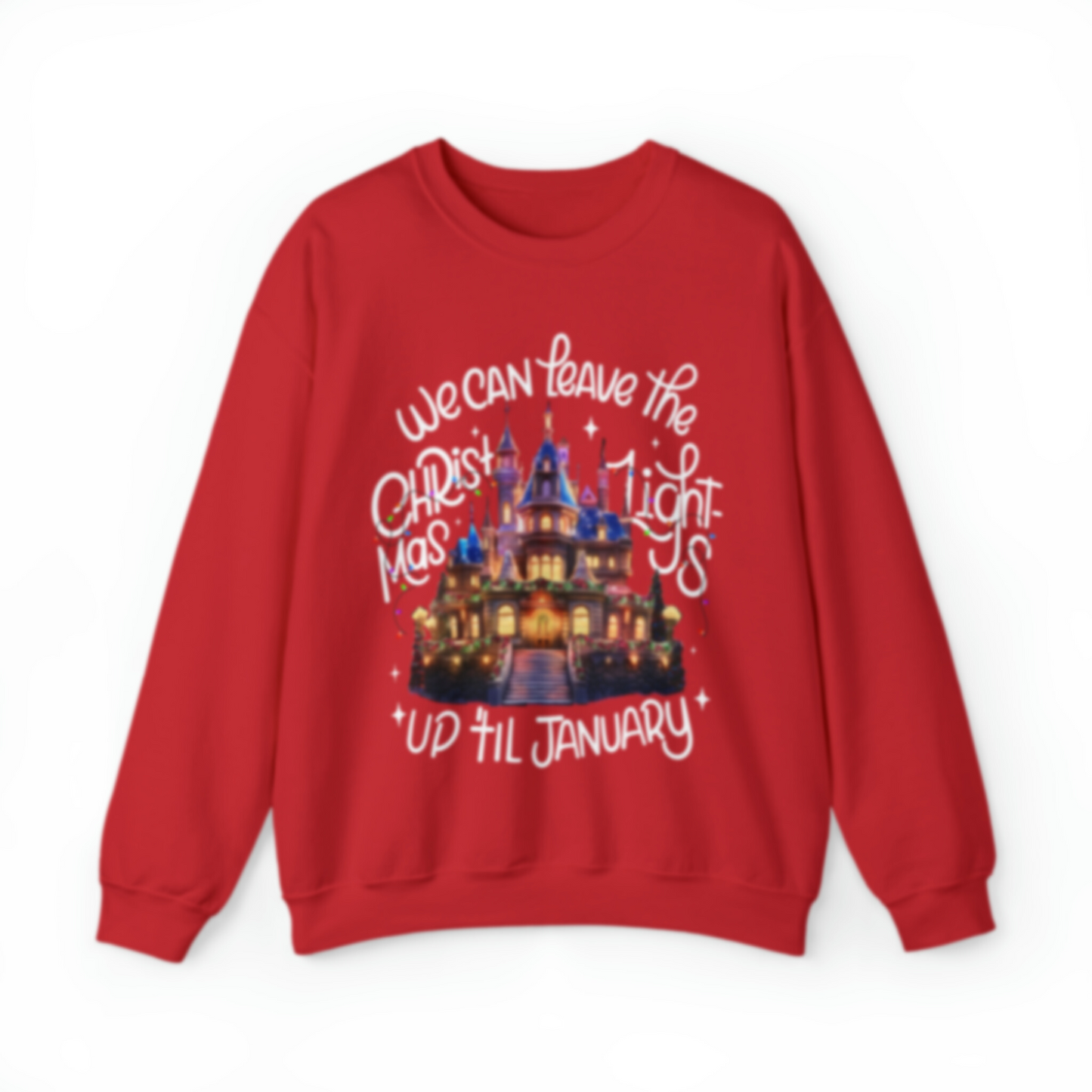 Christmas Lights Sweatshirt | Adult Gildan Unisex