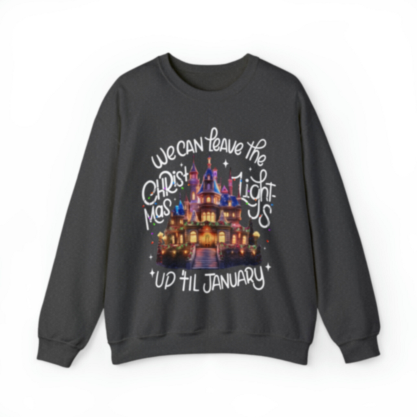 Christmas Lights Sweatshirt | Adult Gildan Unisex
