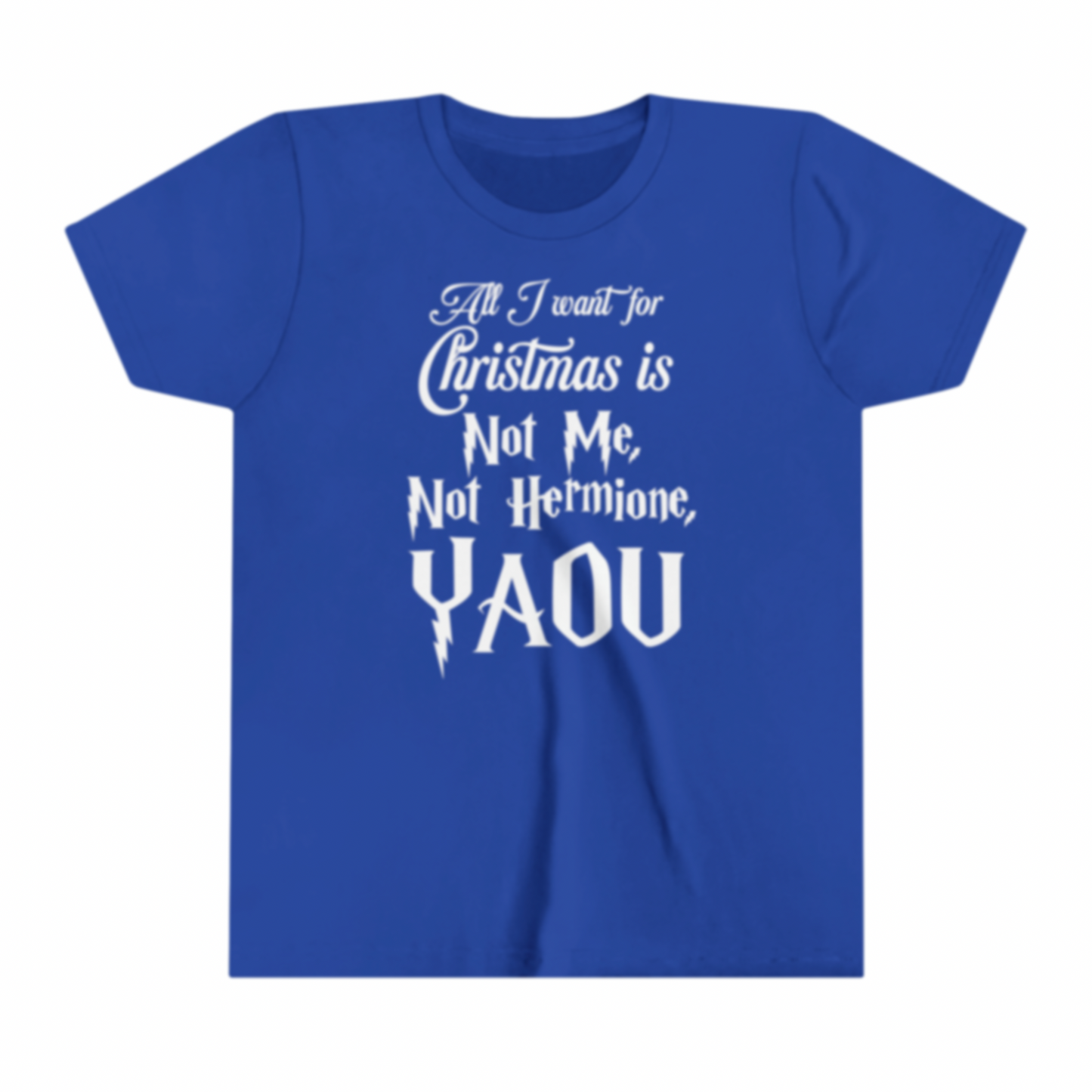 All I Want for Christmas HP T-Shirt | Youth Bella+Canvas Unisex