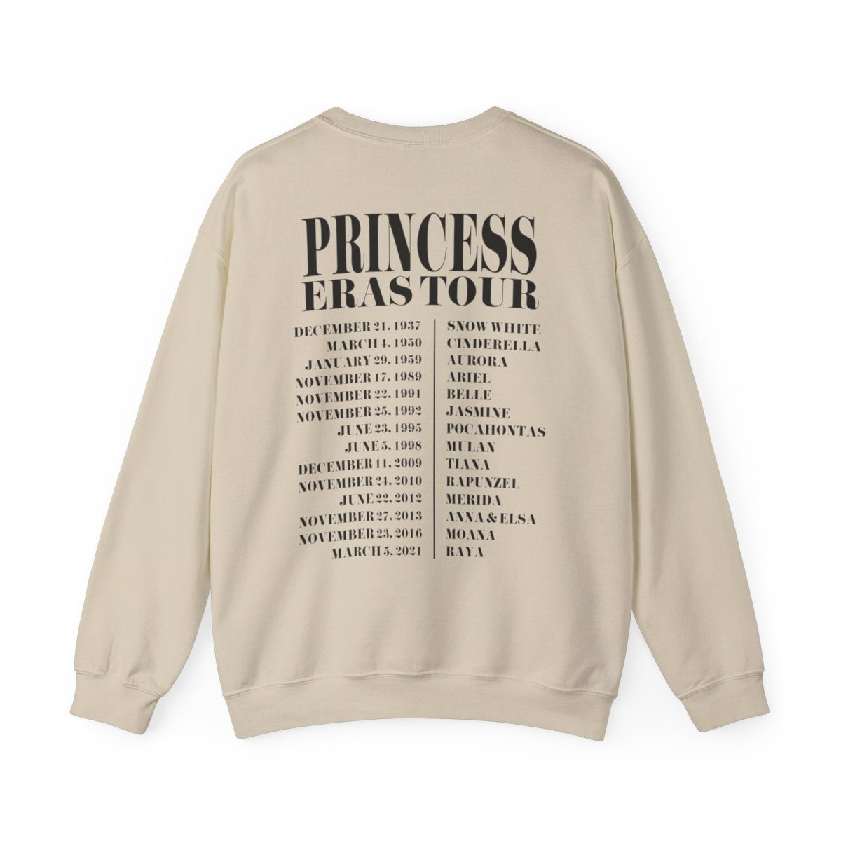 Princess Eras Tour 3.0 Sweatshirt* | Adult Gildan Unisex