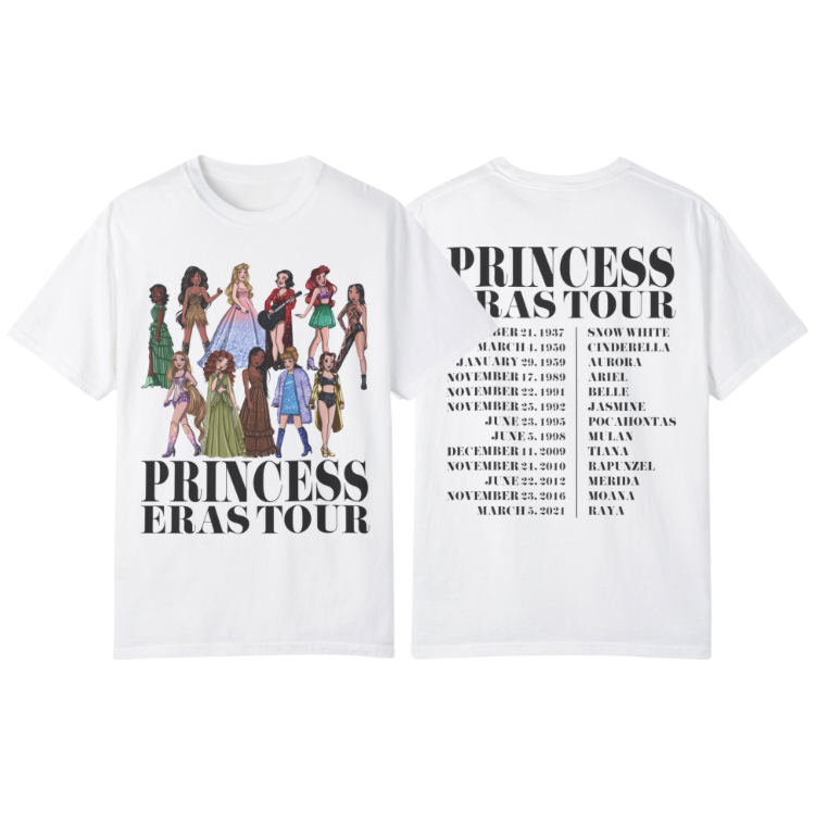 Princess Eras Tour 4.0 T-Shirt* | Adult Comfort Colors Unisex