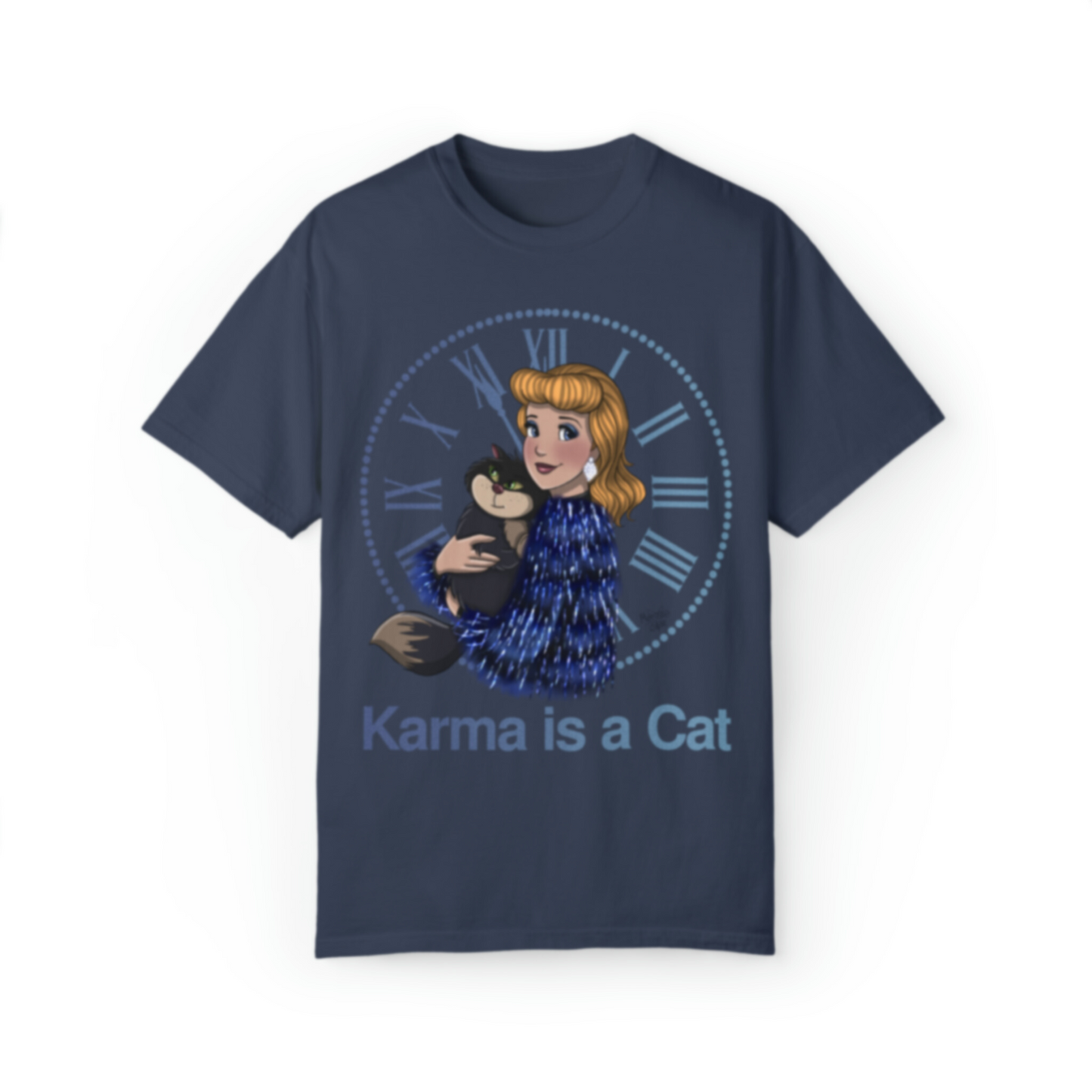 Karma is a Cat T-Shirt | Adult Comfort Colors Unisex