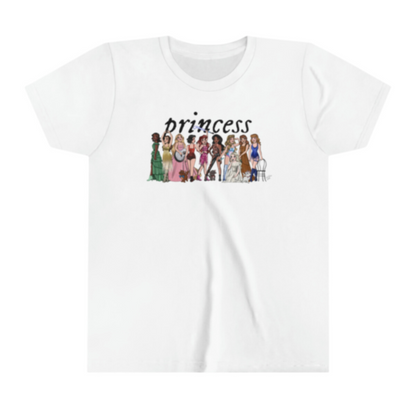 Princess Eras Lineup T-Shirt | Youth Bella+Canvas Unisex