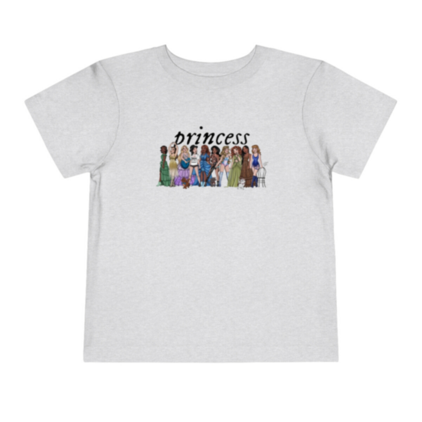 Princess Eras Lineup 2.0 T-Shirt | Toddler Bella+Canvas Unisex
