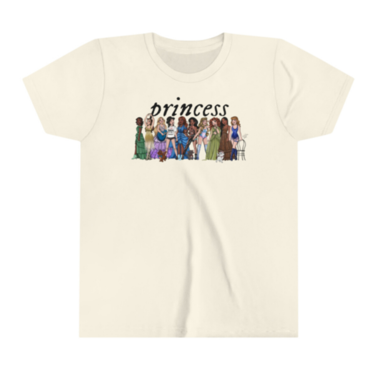 Princess Eras Lineup 2.0 T-Shirt | Youth Bella+Canvas Unisex