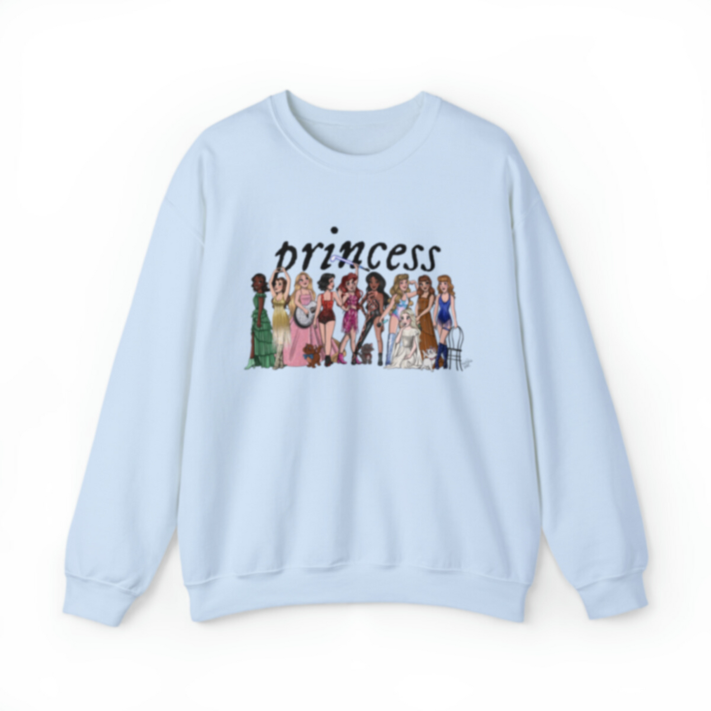 Princess Eras Lineup Sweatshirt | Adult Gildan Unisex
