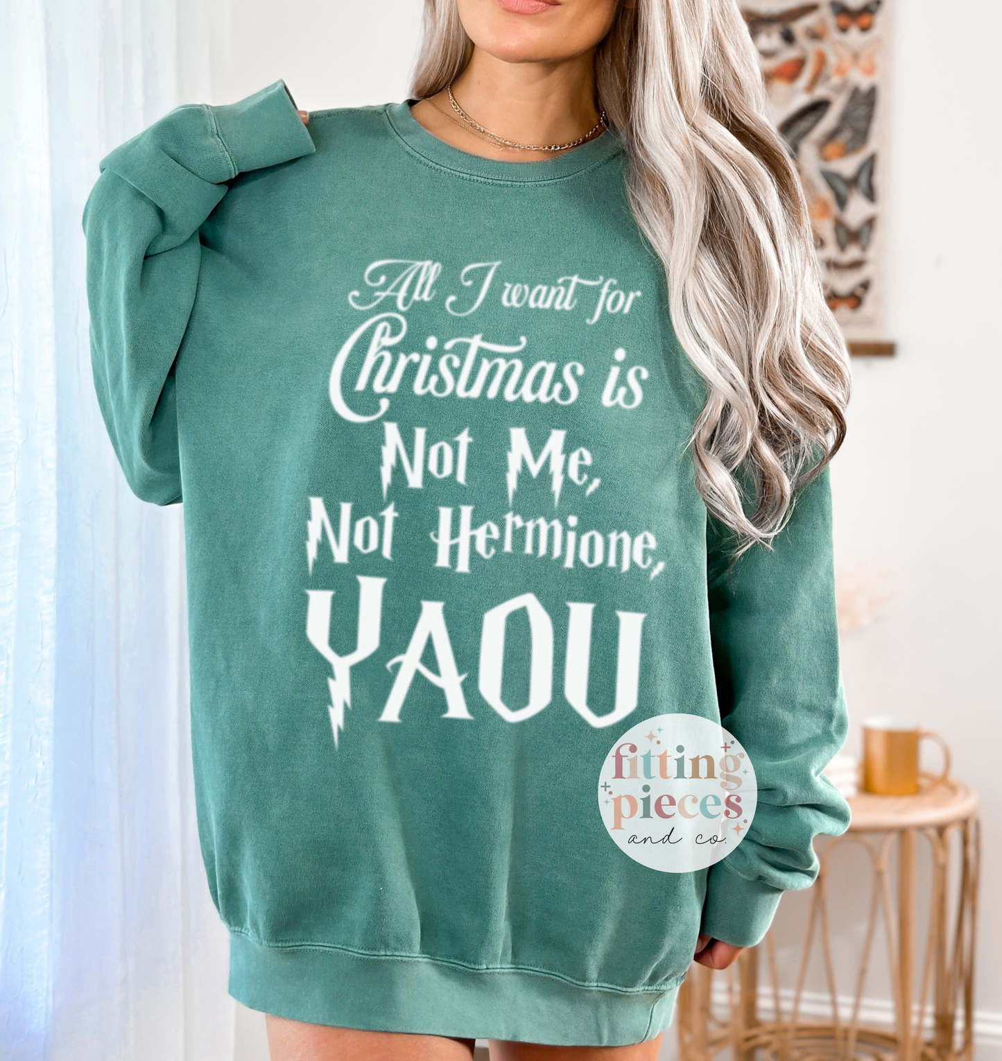 All I Want for Christmas HP Sweatshirt | Adult Comfort Colors Unisex