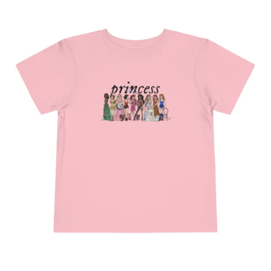 Princess Eras Lineup T-Shirt* | Toddler Bella+Canvas Unisex